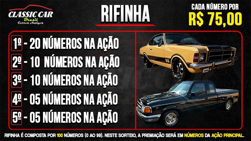 2 RIFINHA OPALA SS6 OU RANGER + 15K