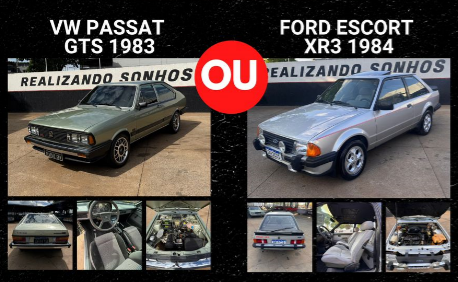 PASSAT GTS 1983 OU ESCORT XR3 1984